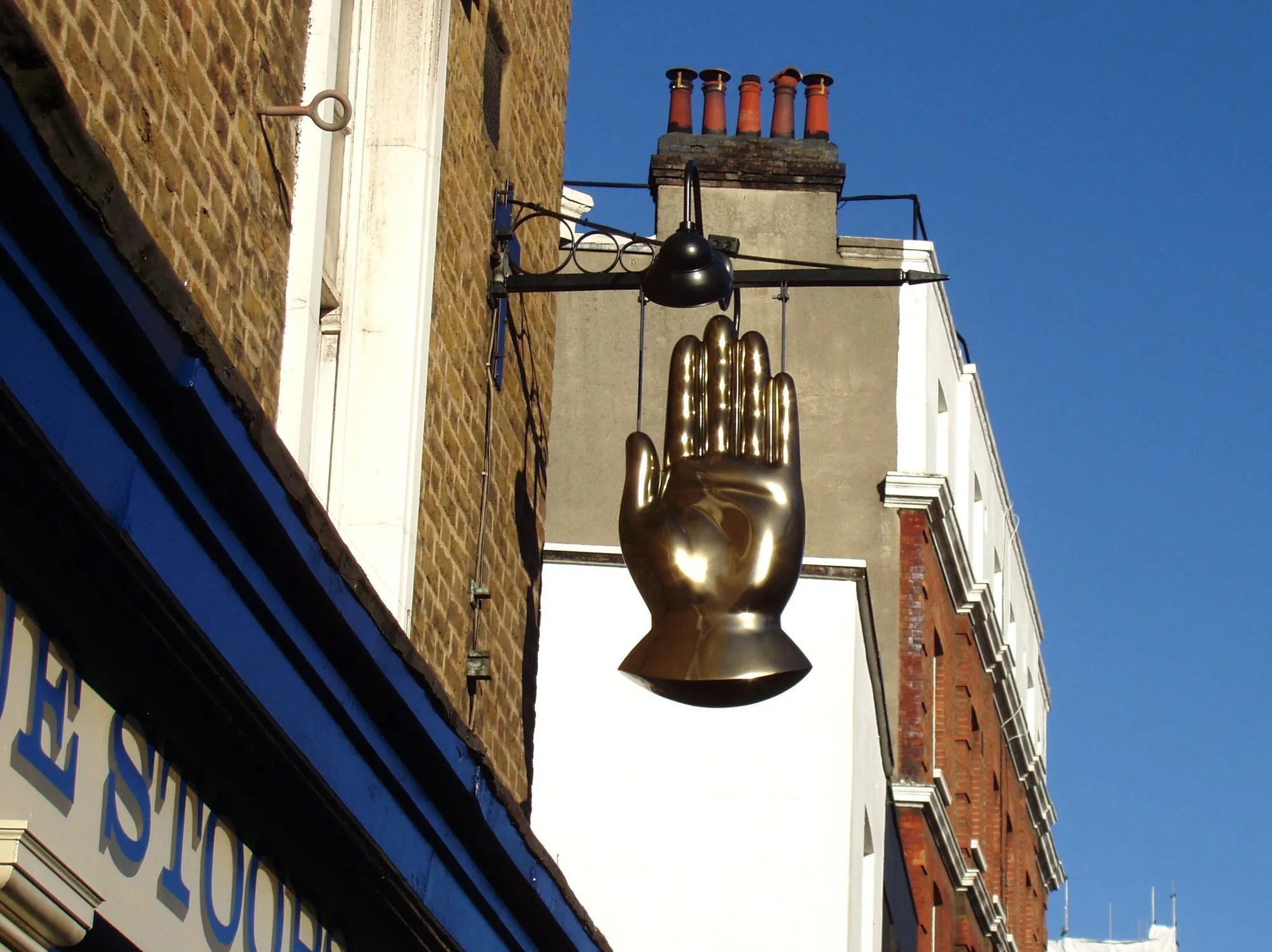 Blue Stoops pub sign. Published on 